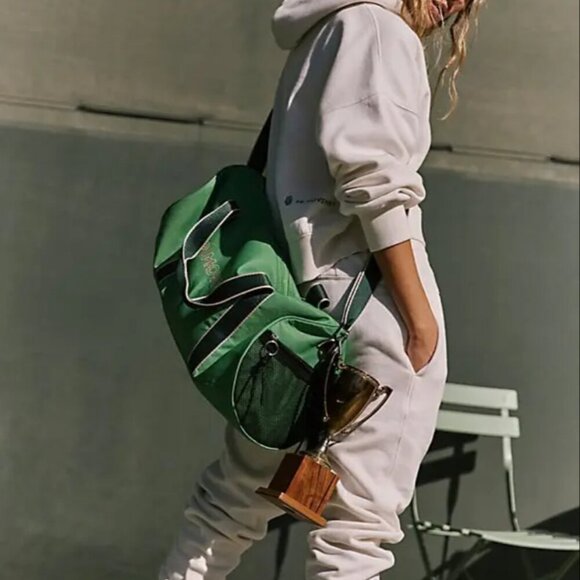 Free People Handbags - NWT Free People Good Sport Duffle Bag in Heritage Green